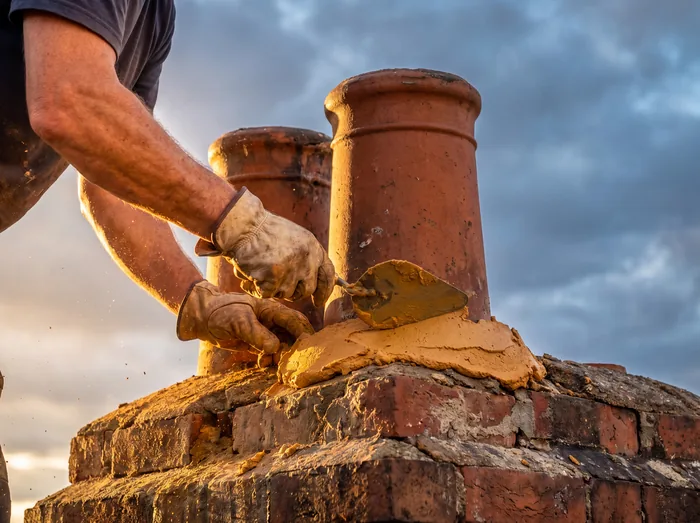 Renewing chimney flaunching – Riverstone Roofing, Lincolnshire & Norfolk