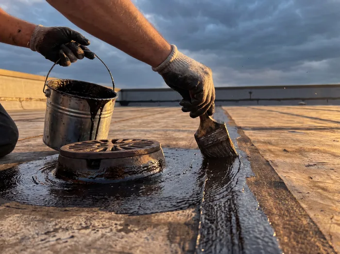 Sealing a flat roof seam – Riverstone Roofing, Lincolnshire & Norfolk