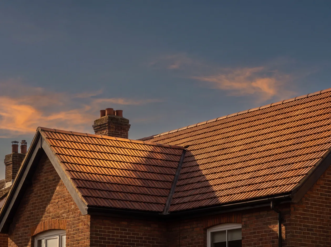 A beautifully cleaned, moss-free roof by Riverstone Roofing